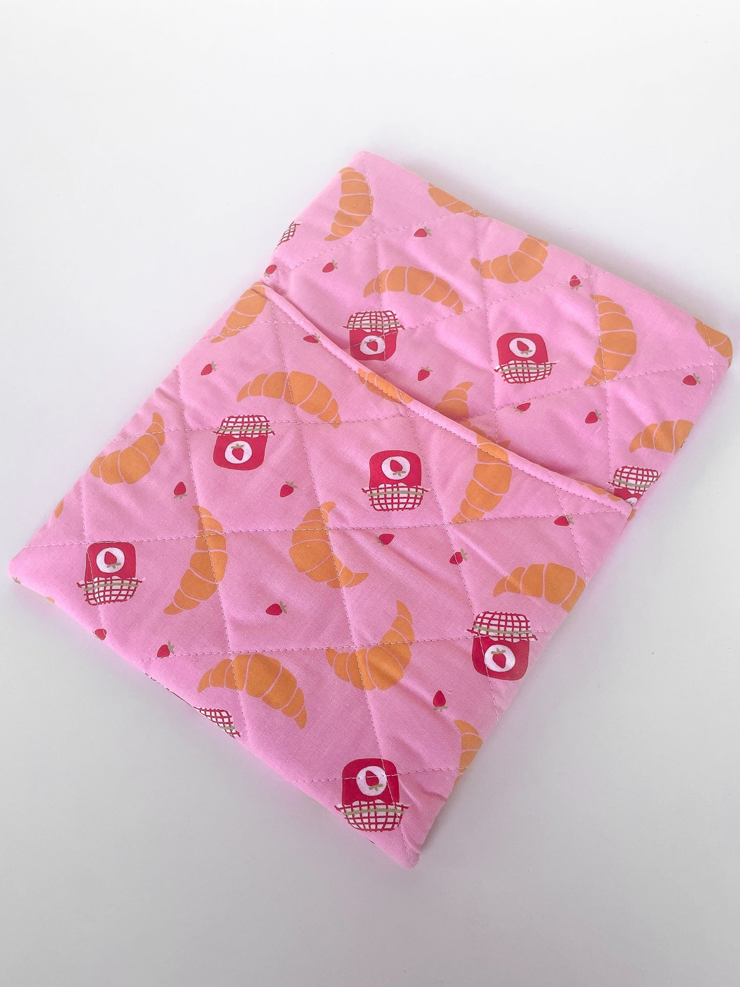 Croissant and Jam Book Sleeve Size Medium