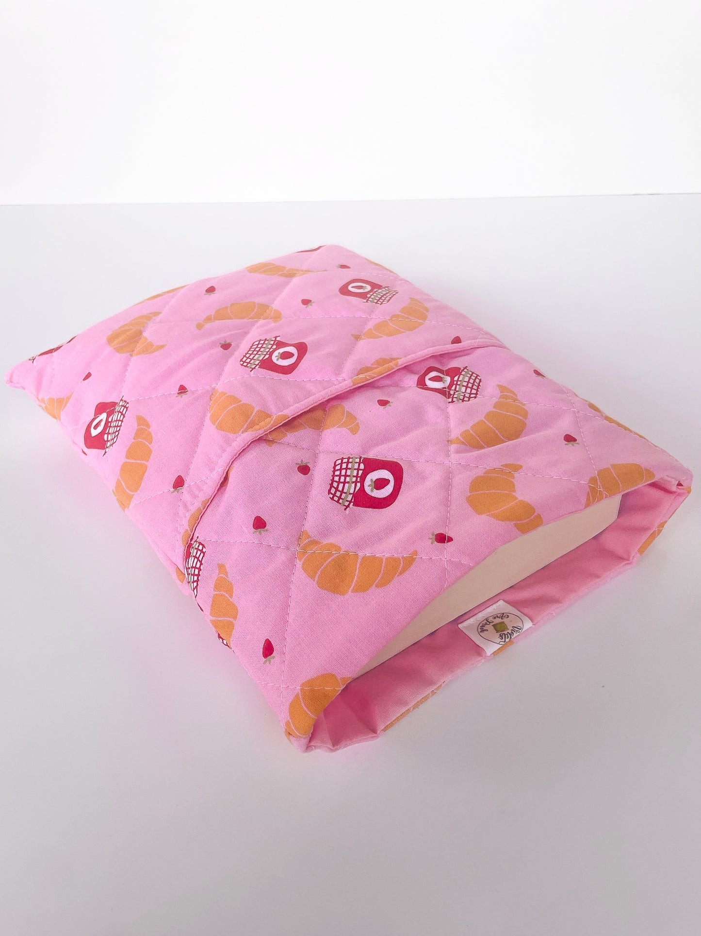 Croissant and Jam Book Sleeve Size Medium