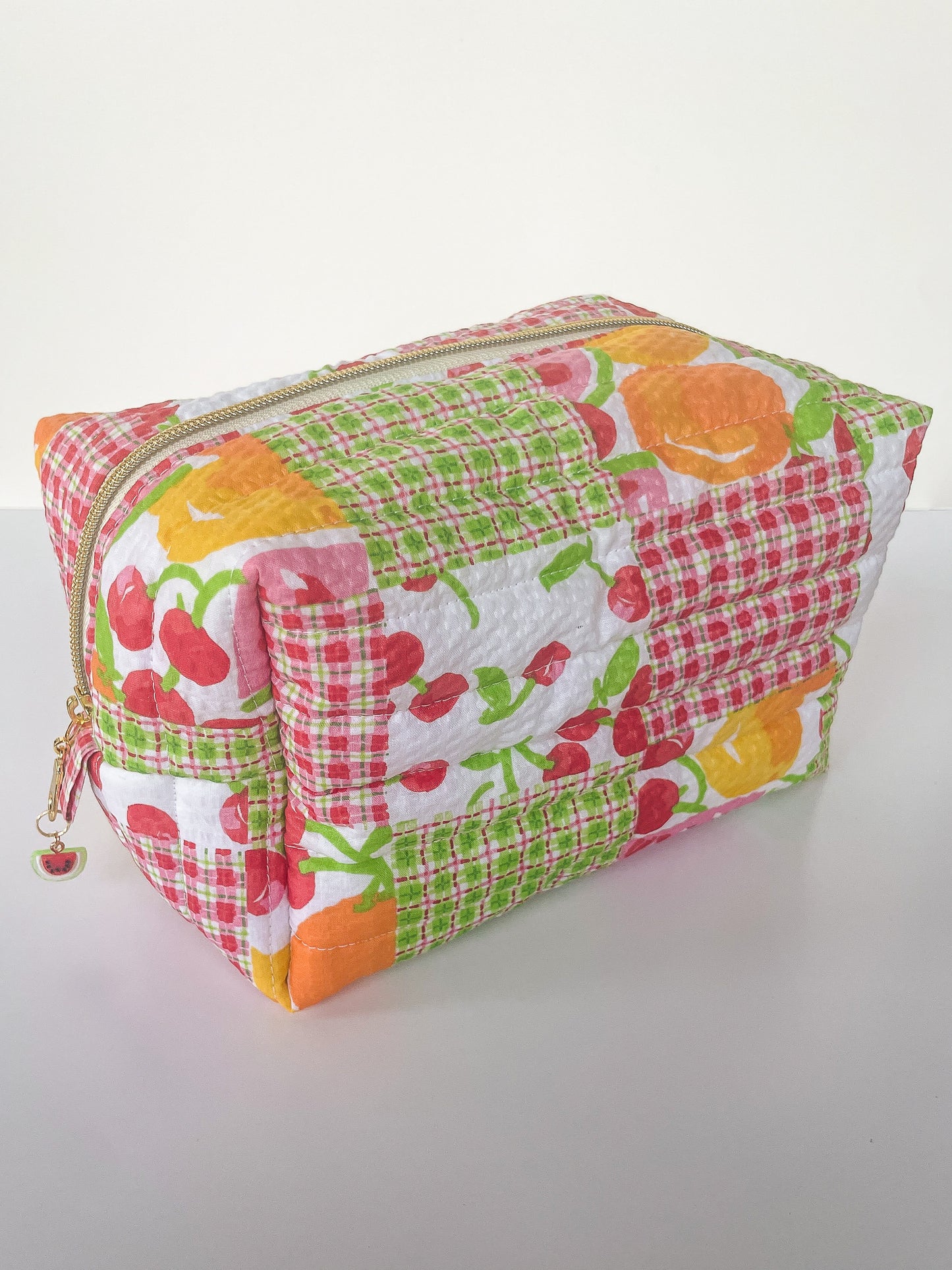 Summer Fruit Makeup Bag, Size Large