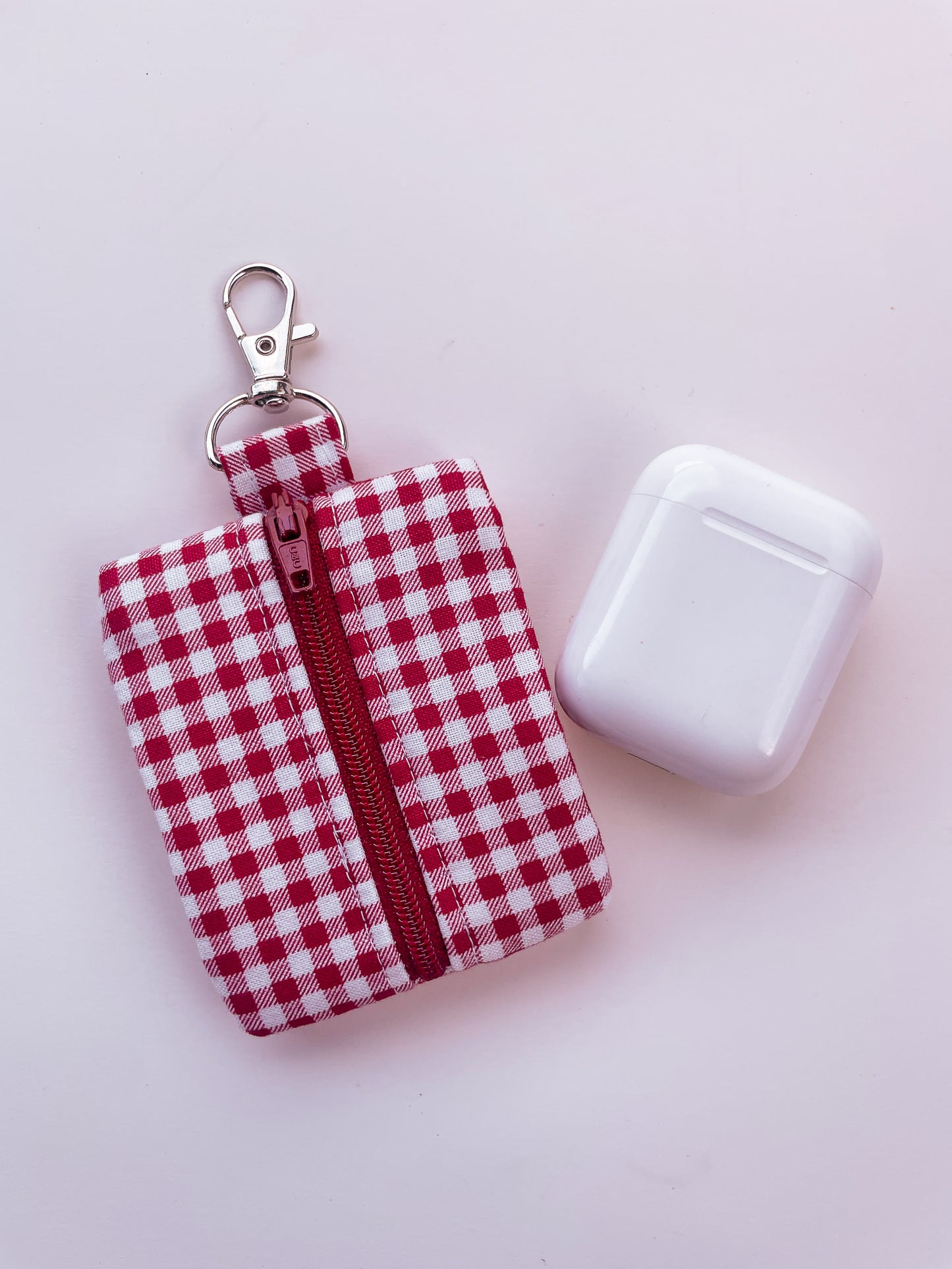 Red Gingham AirPod Case