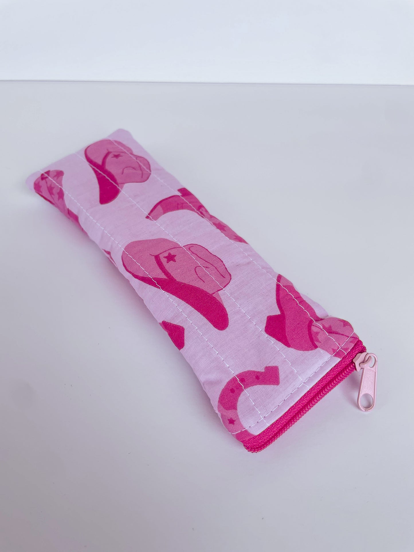 Pink Cowgirl Pencil Pouch