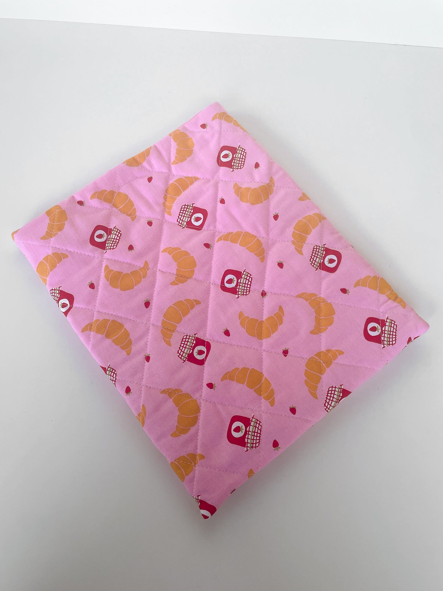 Croissant and Jam Book Sleeve Size Large