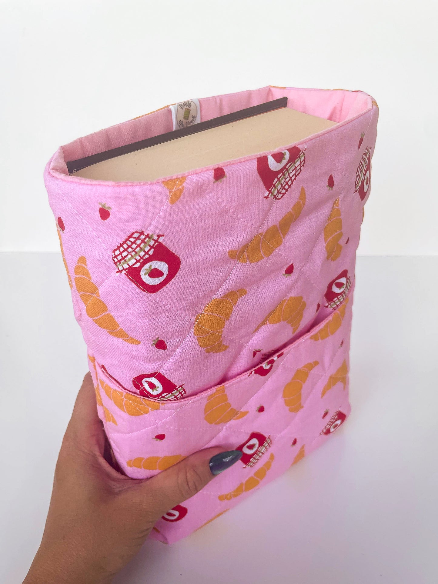 Croissant and Jam Book Sleeve Size Large