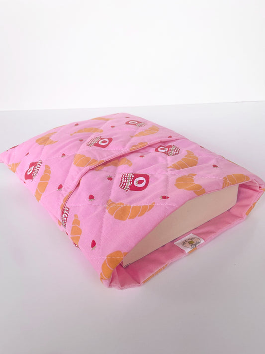 Croissant and Jam Book Sleeve Size Medium