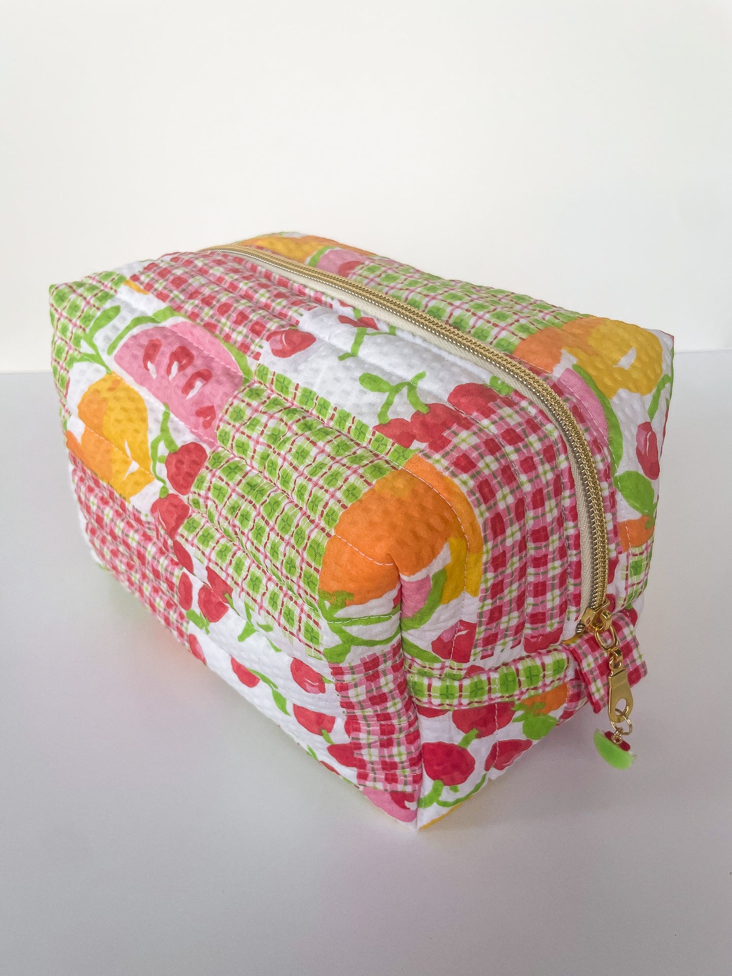 Summer Fruit Makeup Bag, Size Large