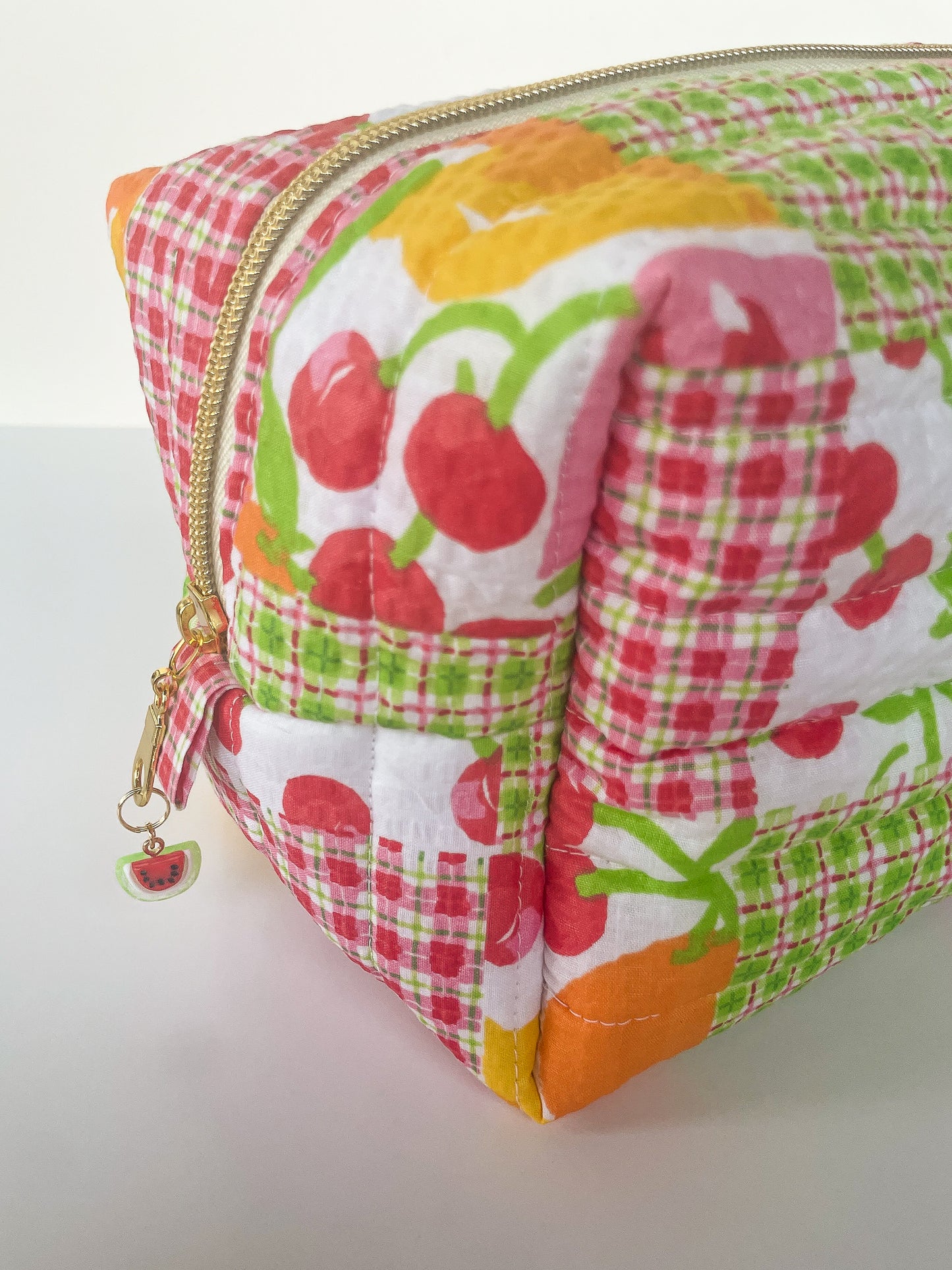 Summer Fruit Makeup Bag, Size Large