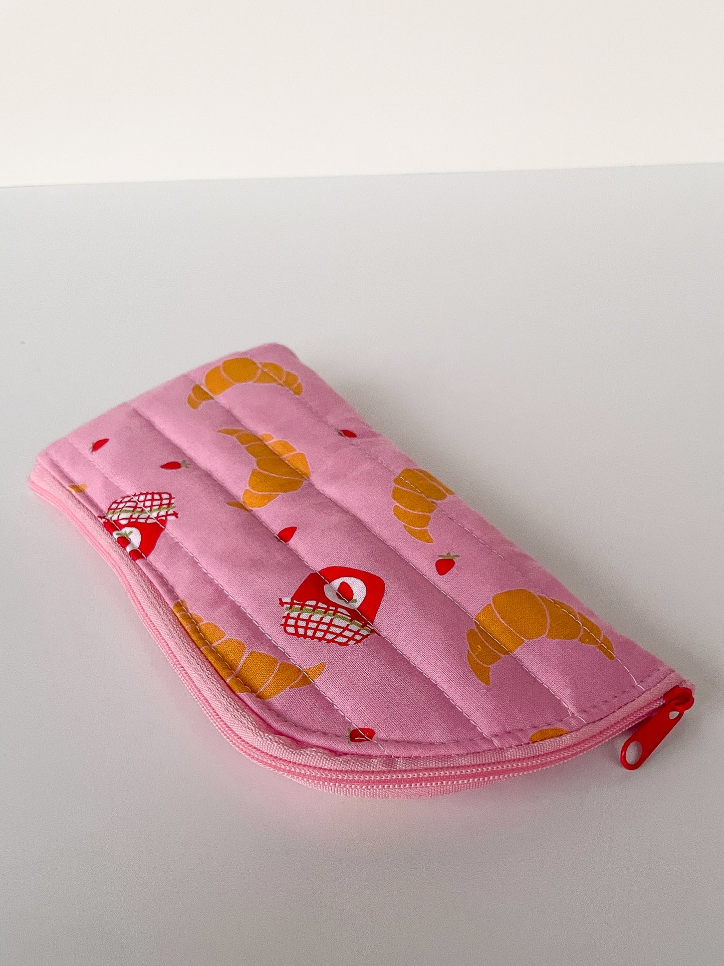 Croissant and Jam Glasses Case