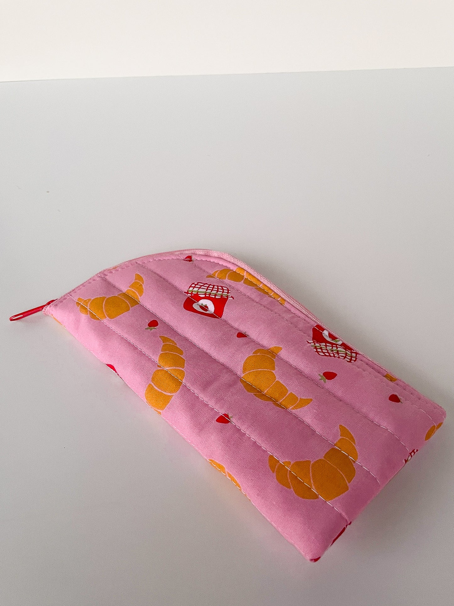 Croissant and Jam Glasses Case