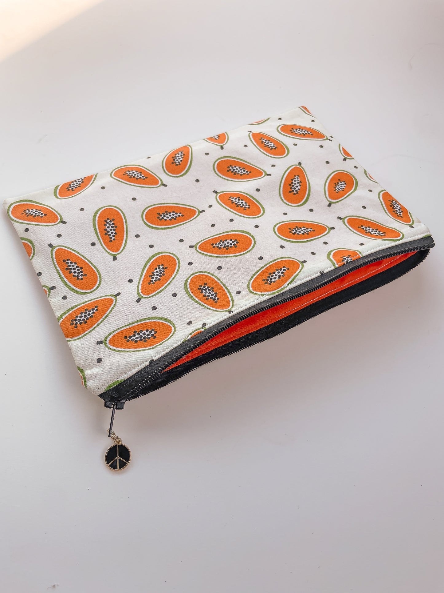 Papaya Zipper Pouch