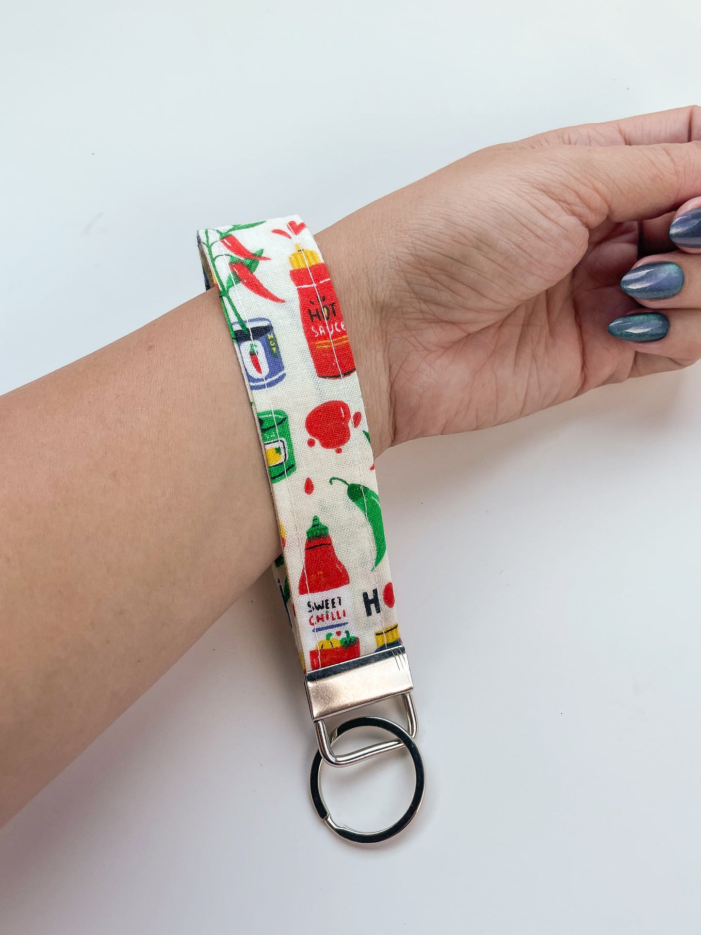 Hot Sauce Key Fob Wristlet