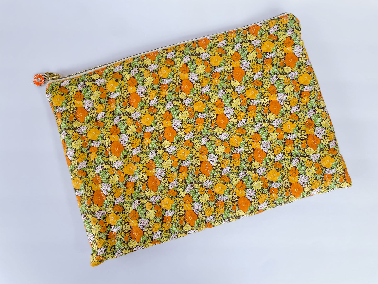 70s Retro Laptop Case, Size Small