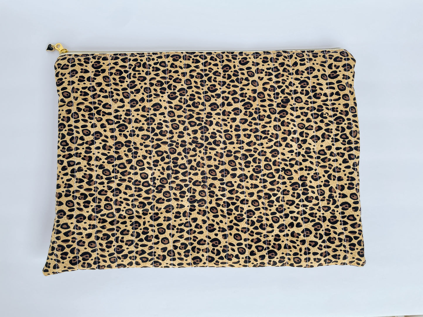 Cheetah Print Laptop Case, Size Large