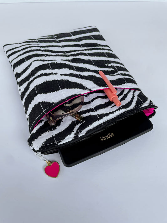 Zebra Print Kindle Case