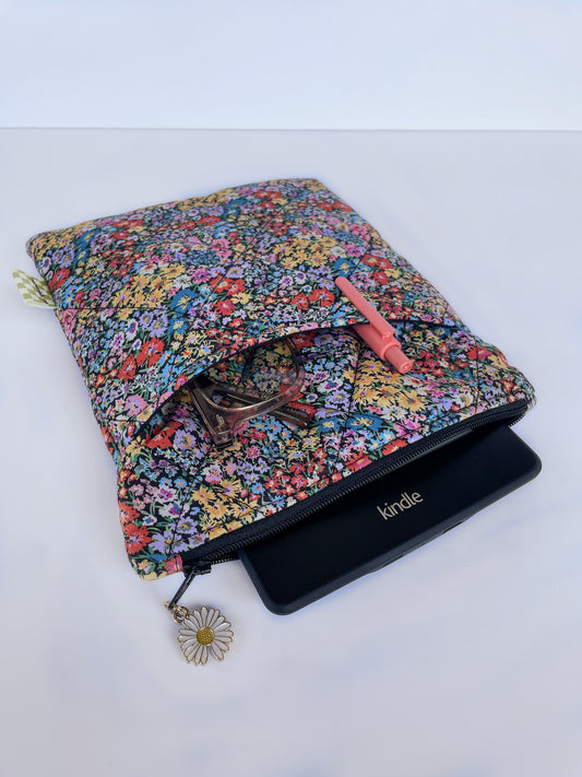 Blue Floral Kindle Case