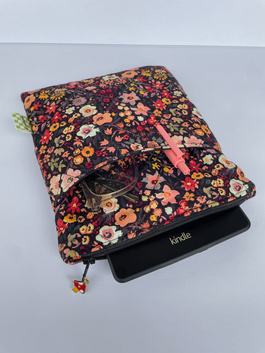 Red Floral Kindle Case