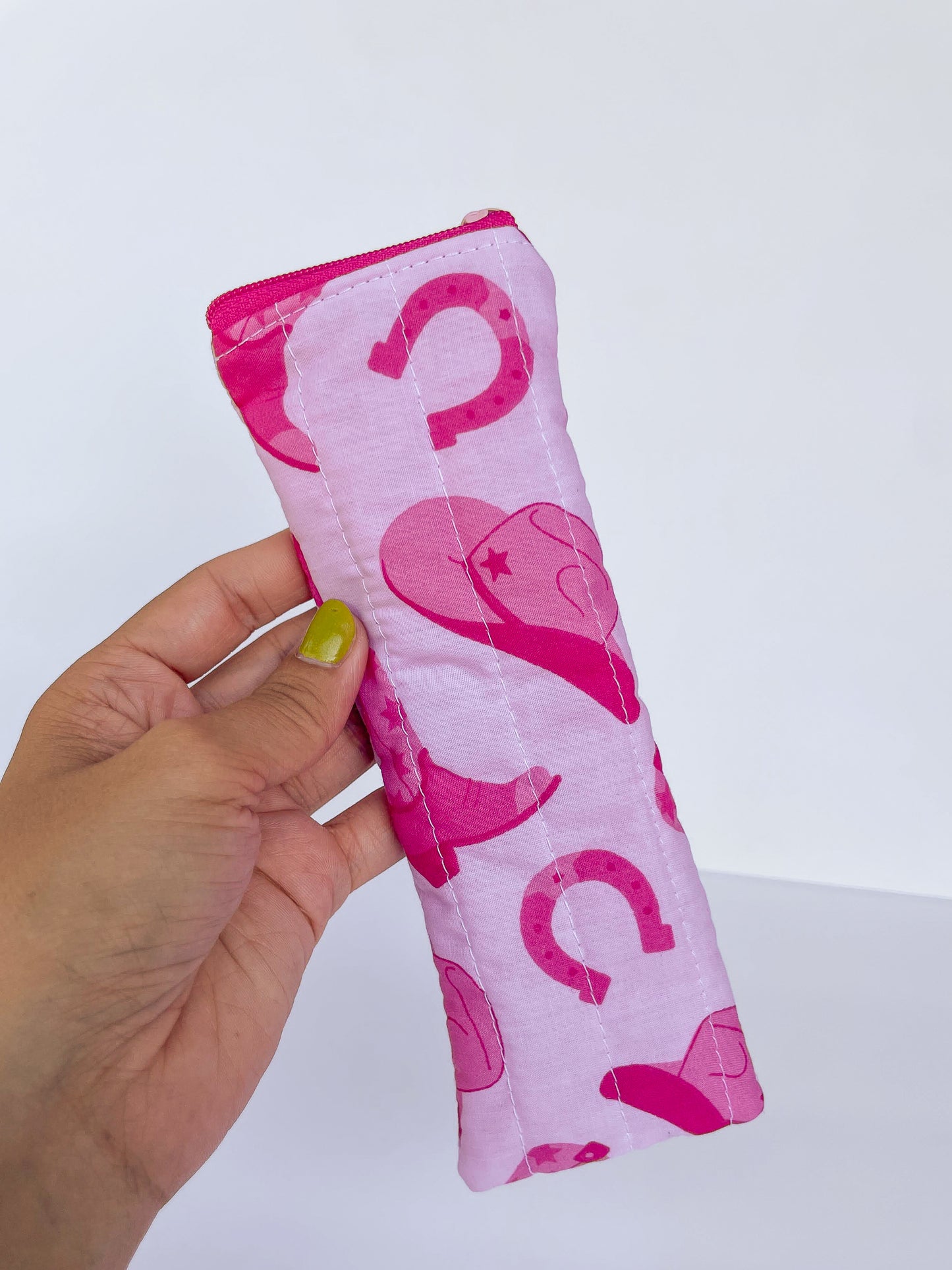 Pink Cowgirl Pencil Pouch