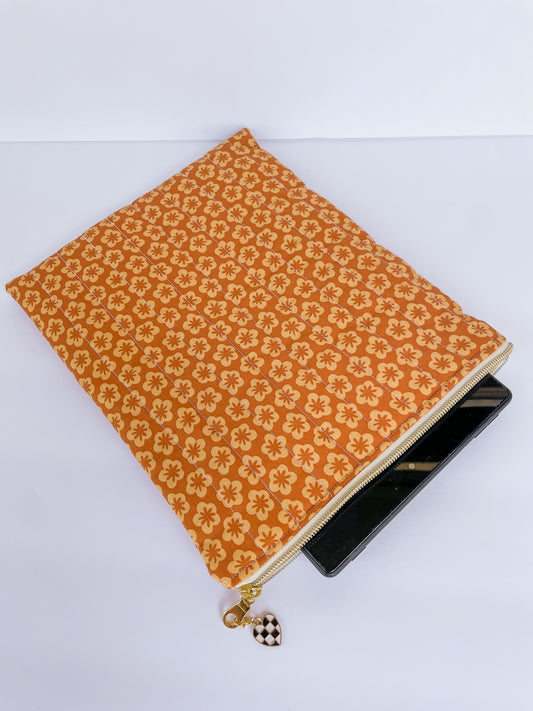 Orange Flower Tablet Case