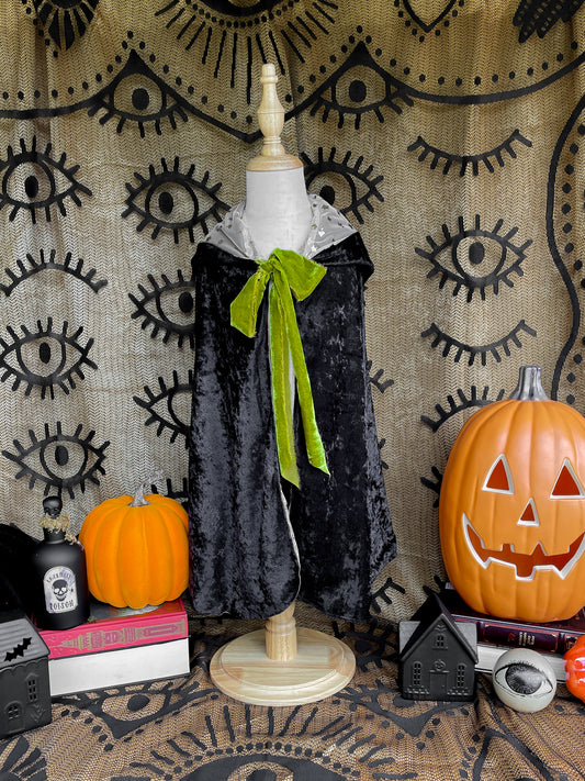 PREORDER Youth Velvet Witch Cloak with Hood