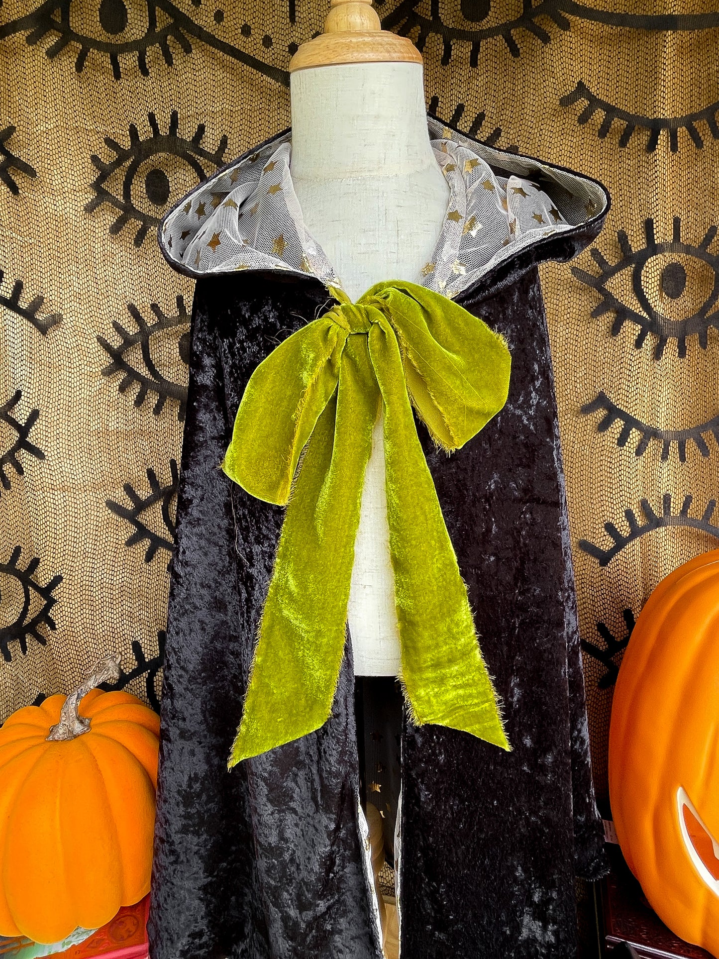 PREORDER Youth Velvet Witch Cloak with Hood