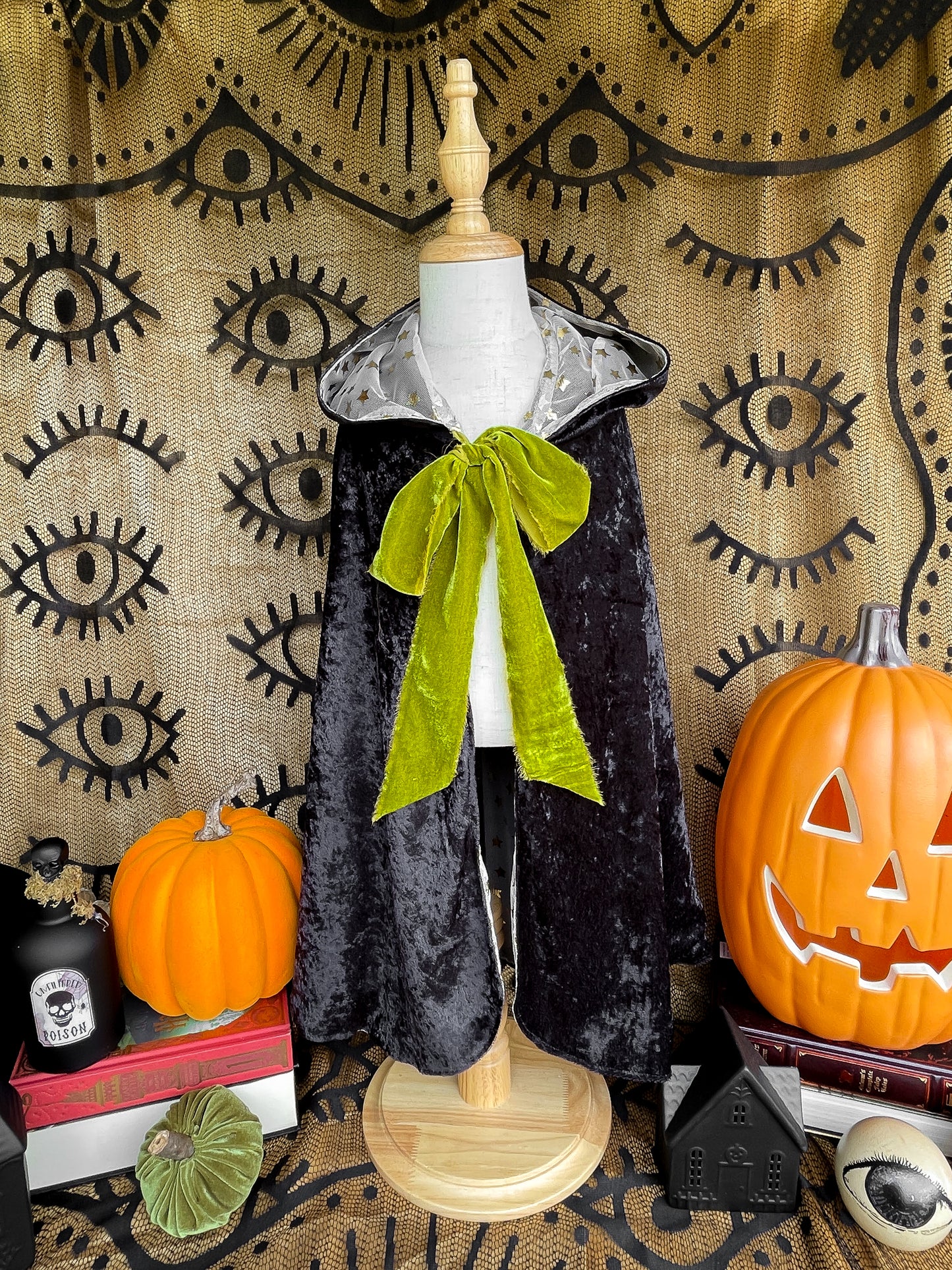 PREORDER Youth Velvet Witch Cloak with Hood